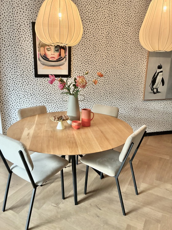 Studio Henk Eettafel Farfalla Rond 140 – Tavoli da pranzo, Metal, Wood (photo 3 of 8)