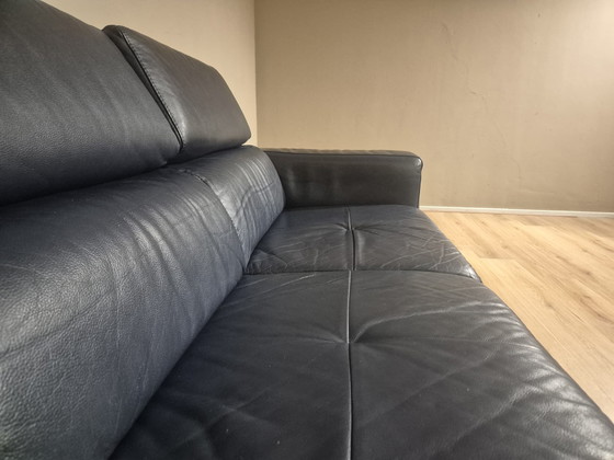 Image 1 of Montel Temptation - Divano angolare - Blu - Pelle - Design