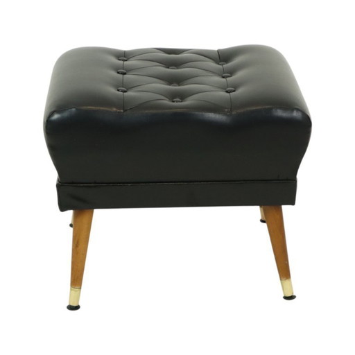 Footstool Conical Legs Chesterfield Style