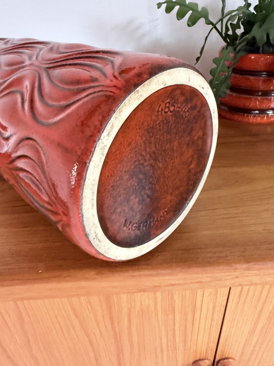 Vintage Ceramic Vase 485-45, Scheurich ‘70 – Scheurich W-Germany (photo 4 of 6)
