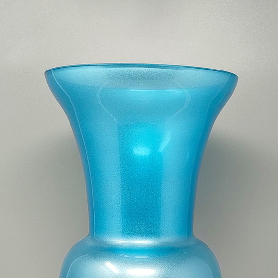 Image 1 of 1970s Astonishing Blue Vase by Jean Close for Michielotto, Made in Italy