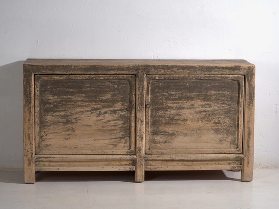Antique sideboard in pine wood - China, circa 1950 – Sideboard cabinet, Iron (photo 20 of 40)