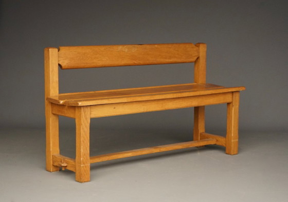 Image 1 of Panchina rustica vintage in legno di quercia