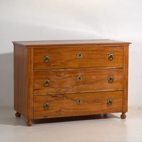 Cassettiera Biedermeier antica con ferramenta a forma di fiore (c.1850) #62 – Cassettiere (photo 4 of 40)