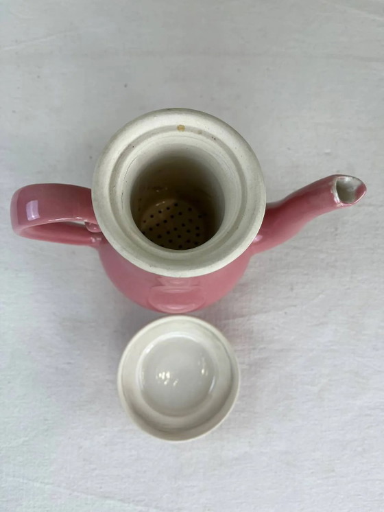 Vintage roze keramische theepot – Keukenaccessoires, Porcelain, Ceramic (photo 4 of 11)