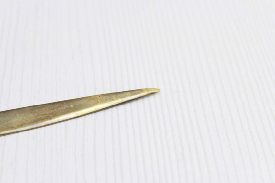 Image 1 of Vintage brass letter opener from the 1970s