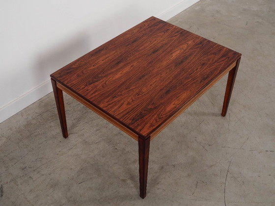 Image 1 of Table basse en palissandre, design danois, années 1970, fabriquée au Danemark