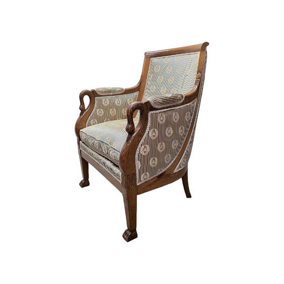 Image 1 of Bergère Impero francese con colli di cigno, circa 1810