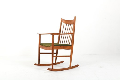 Sedia a dondolo di Helge Sibast 1960