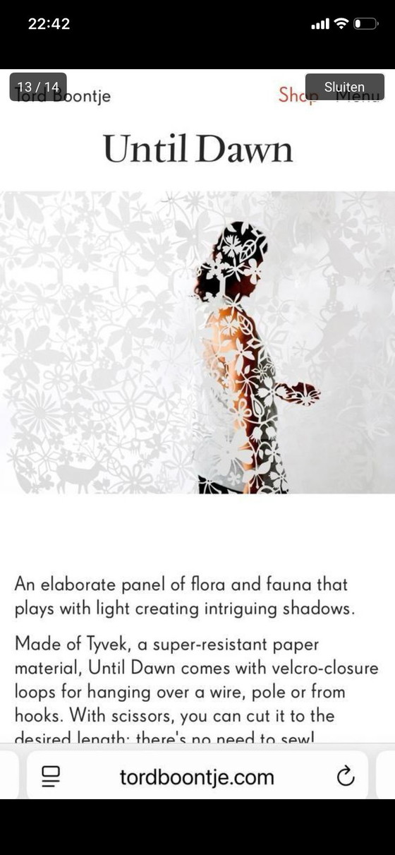 Image 1 of Tord Boontje, Jusqu'au rideau de l'aube