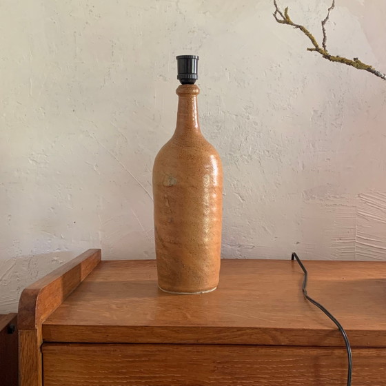 Image 1 of Vintage table lamp in glazed stoneware