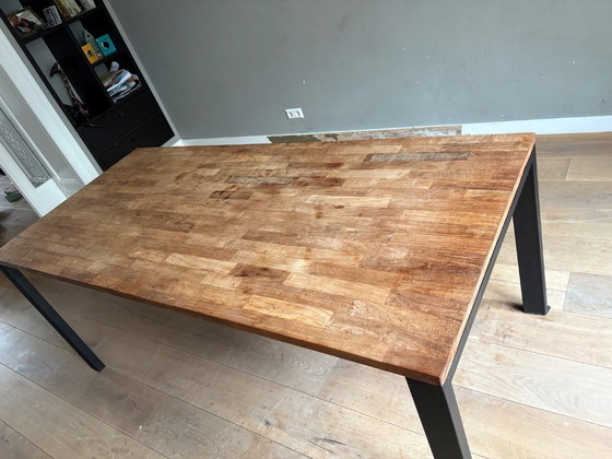 Image 1 of Table en bois 200 x 90 cm