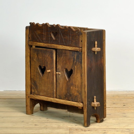 Cabinet d'art populaire roumain, vers 1950 – kasten, Wood