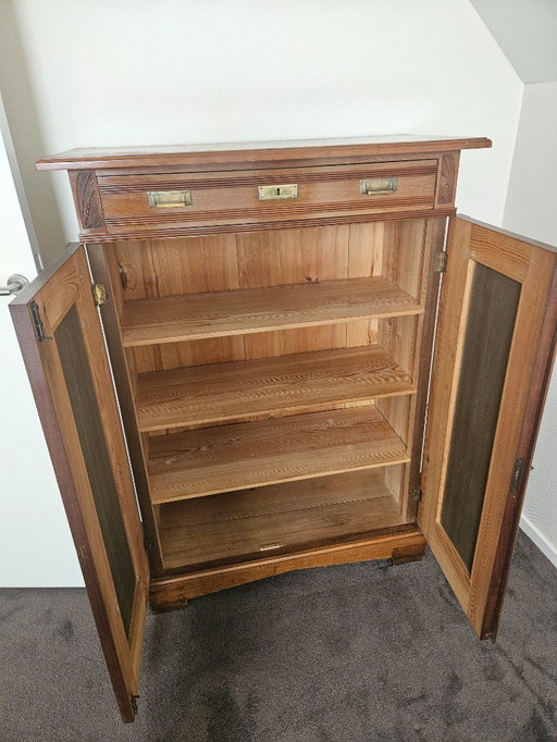 Antique maid's cupboard solid oak