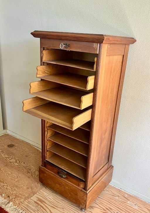 Rollladenschrank Eiche, 1940er Jahre