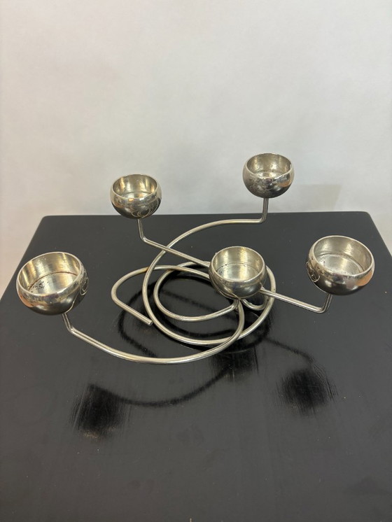 Image 1 of Teelichthalter im Drahtmetall-Design