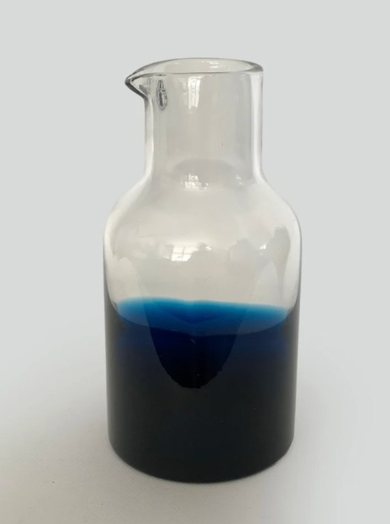 Image 1 of Vintage IKEA Carafe Blue - Mouth-blown Effetre Murano Style