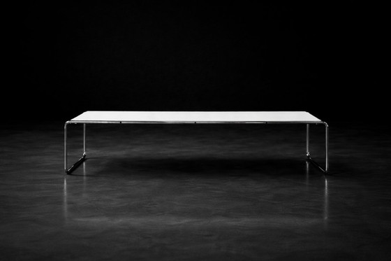 Image 1 of Vintage Mid-Century Italian Modern Laccio Kiga Low Coffee Table by Marcel Breuer for Gavina, 1960s