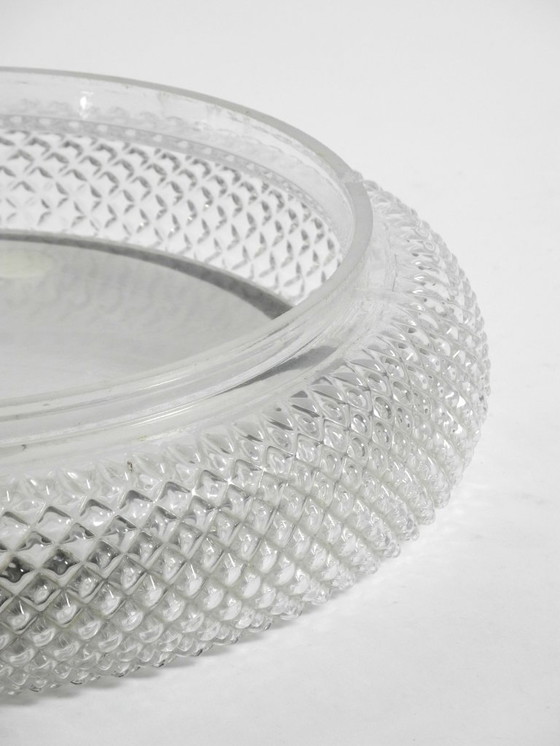 Image 1 of Stunning 1960s illuminated Limburg crystal glass wall mirror