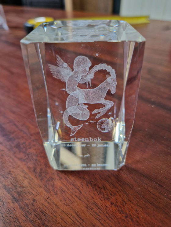 Image 1 of Crystal zodiac sign Capricorn