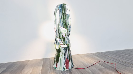 Image 1 of Ernesto Treccani Attr. Tafel- of Staande Lamp Keramisch Design Modern Antiek