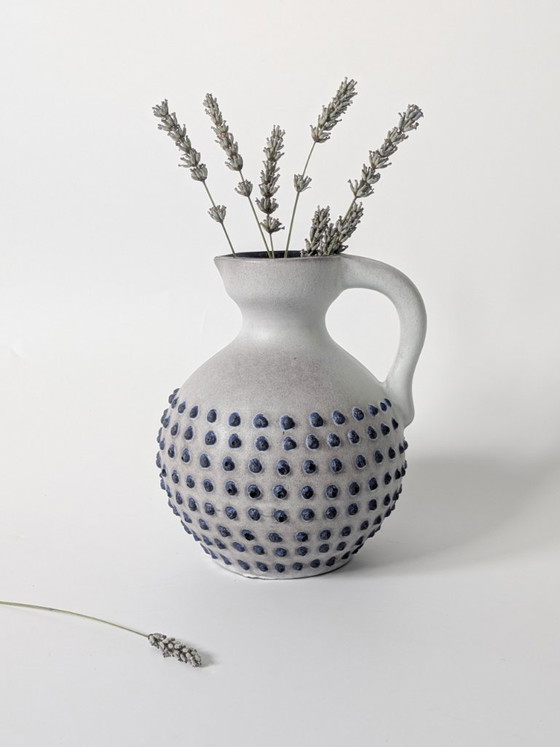 Vintage Marei Ceramic Pitcher Vase, Midcentury West German Pottery (photo 11 of 15)