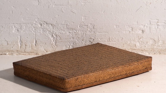 Antique Japanese flat case in woven rattan – Japan, circa 1920. Set of two. – Decorative Objects, Wood (photo 3 of 40)