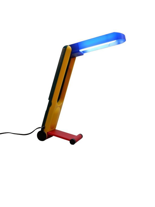 Benetton Memphis style desk lamp, 1980s