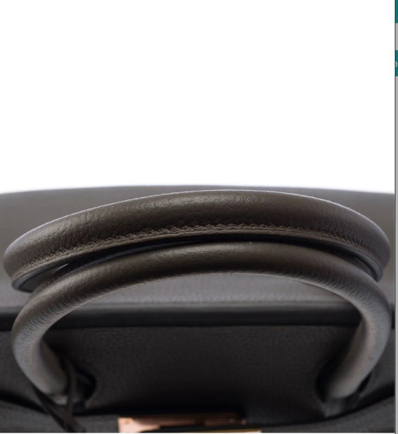 Image 1 of Sac HERMES Birkin 30 en Cuir Gris - 10345