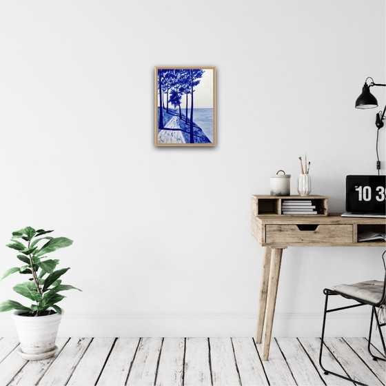 Image 1 of Acrylic on Hahnemühle 325g white paper. Size 40x30cm.