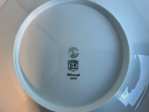 Juego de platos de porcelana