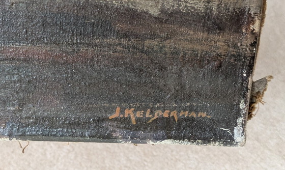 Image 1 of Olieverfschilderij Amsterdam Jan Kelderman