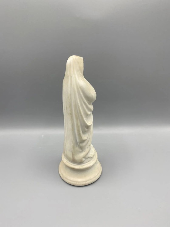 Porcellana biscuit della Madonna di Lourdes – Marchio del produttore – Francia circa – Oggetti decorativi (photo 2 of 4)