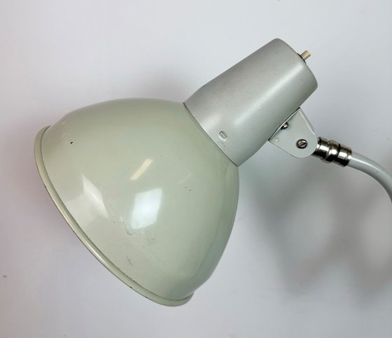 Image 1 of Grijze Duitse industriële schaarwandlamp van SIS, jaren 60.