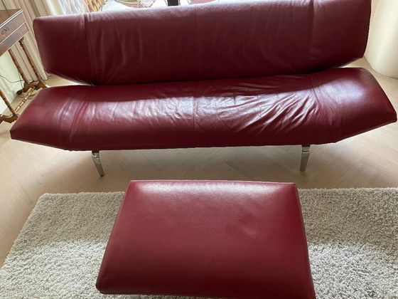 Image 1 of Leolux bank devon with hocker