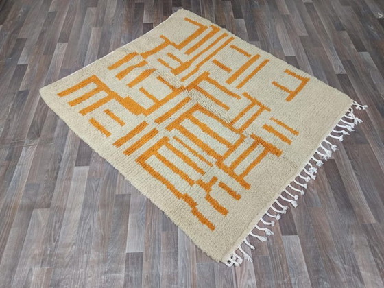 Image 1 of Tapis en laine fait main – coloris personnalisables 200cmx200cm