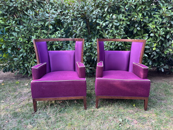 Image 1 of Art deco stoelen