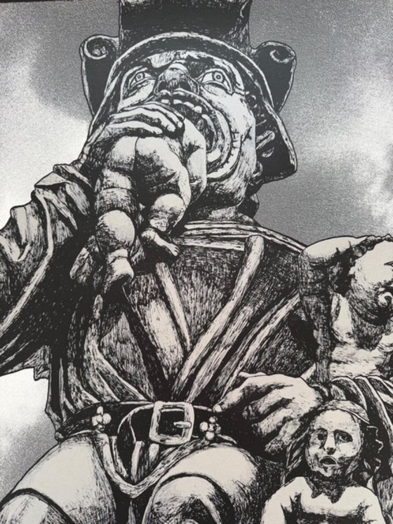 Image 1 of Foo Fighters, Bern-poster door Tommy Davidson-Hawley – handgedrukte 4-kleuren zeefdruk, UK