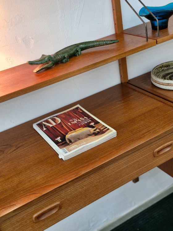 Vintage wall system Randers PS system Danish Furniture – Wall cabinet, Wood (photo 10 of 16)