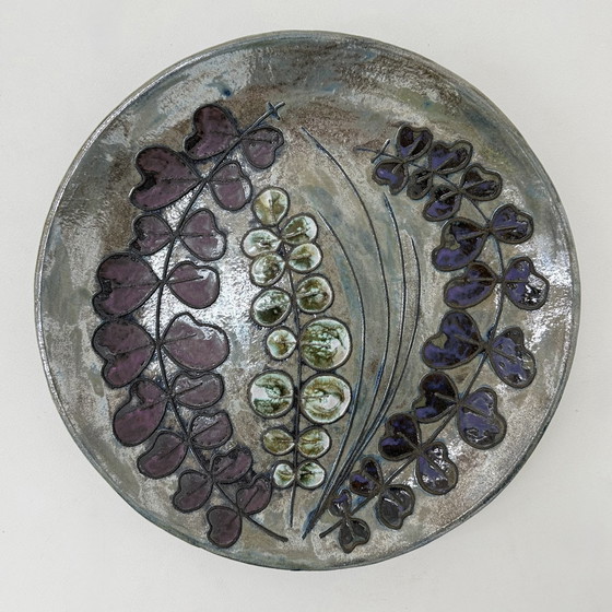 Image 1 of Plaque murale en céramique Rusha Handarbeit, 1970 Allemagne