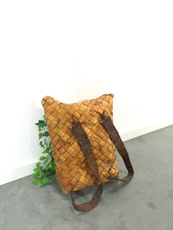 Image 1 of Vecchio cesto per la raccolta della frutta Brocante dalla Svezia