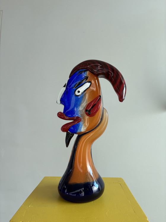 Image 1 of Ausdrucksstarkes, signiertes Glasobjekt von Rafal Rysz.