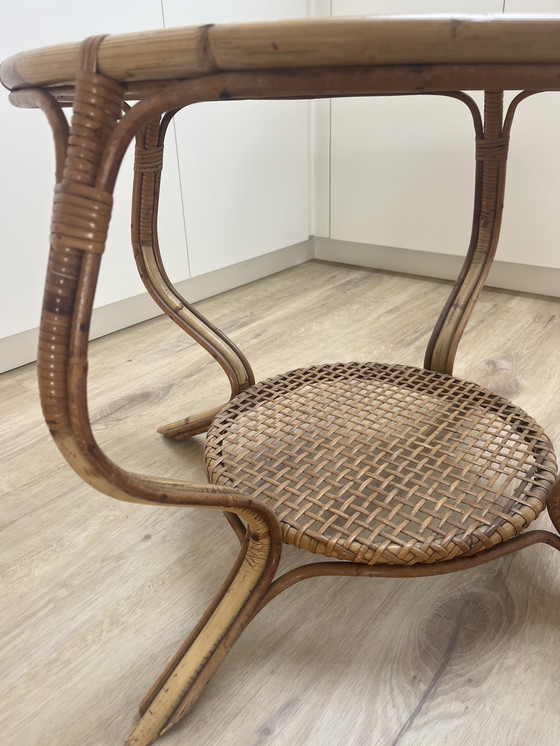 Image 1 of Tavolino in rattan