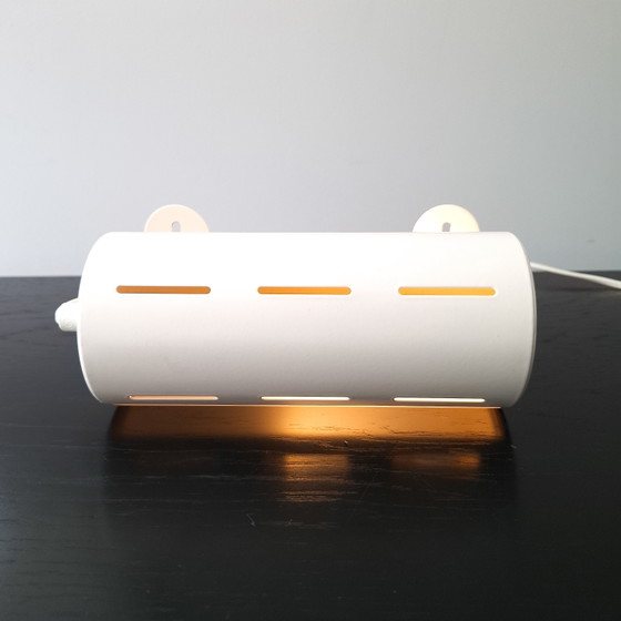 Image 1 of Lampada da parete vintage Ikea Smyg in metallo/plastica bianca