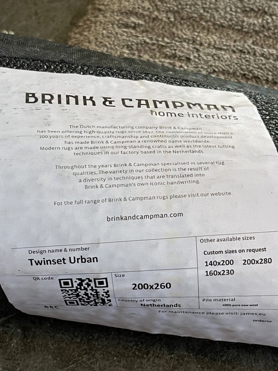 Image 1 of Brink en Campman carpet Twinset Urban Bronze