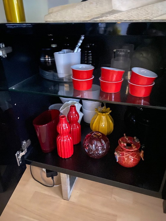 Image 1 of Credenza nera lucida