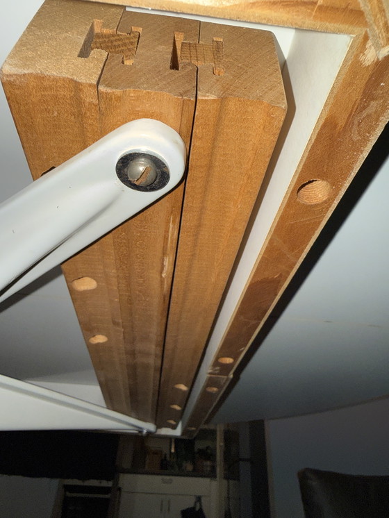 Image 1 of Vintage Herman Miller “Pedestal Extension Table” – Fehlbaum Production (1950s – Rare Chrome Base Edition)