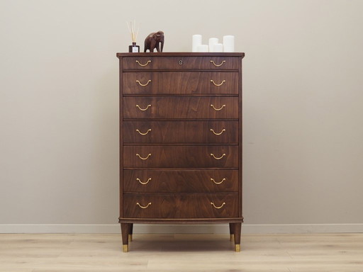 Walnut chest of drawers, Danish design, 1960s, production: Denmark
