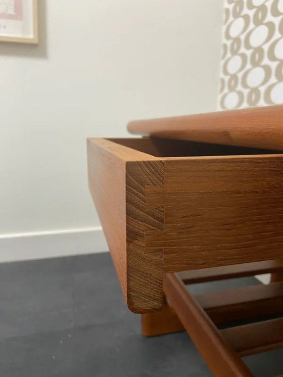 Image 1 of Tavolino da caffè in teak Dyrlund con cassetto