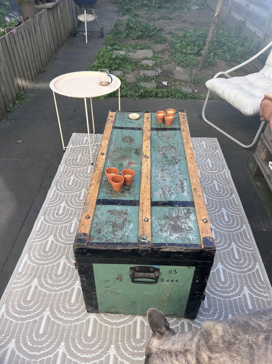 Image 1 of Originale Jaspers Amsterdam Transportkiste – industriell anmutender Couchtisch mit Charakter